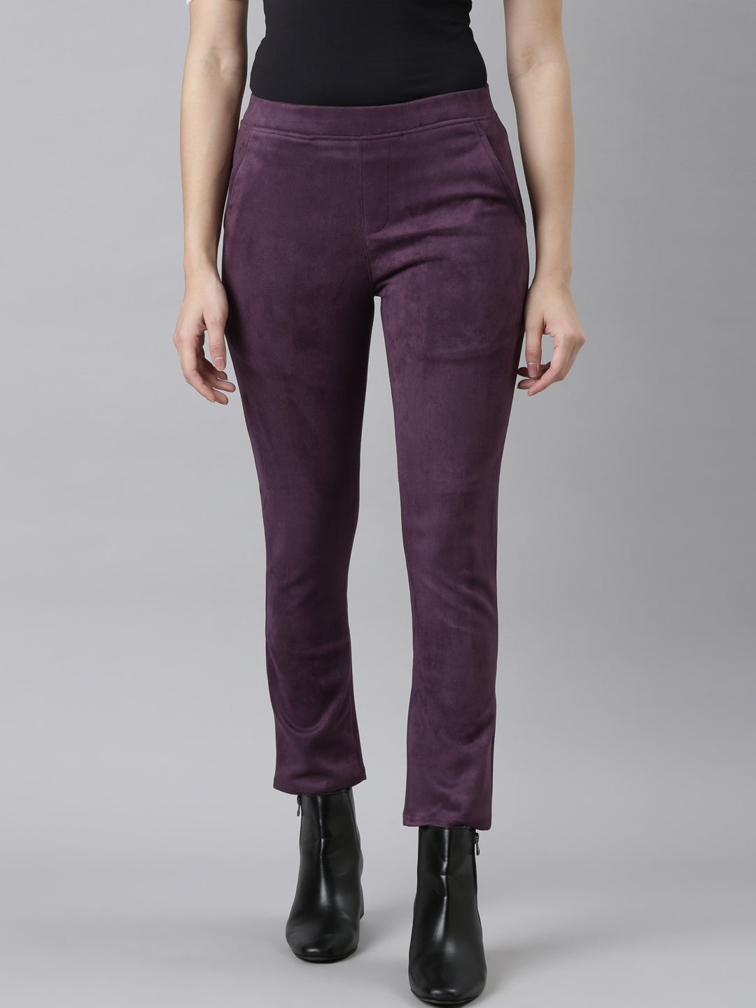 Loose Fit Cargo trousers - Dark purple - Men | H&M IN